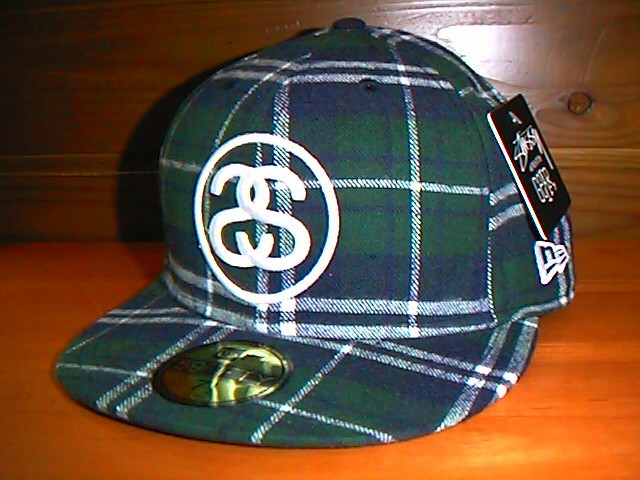 stussy チェックCAP